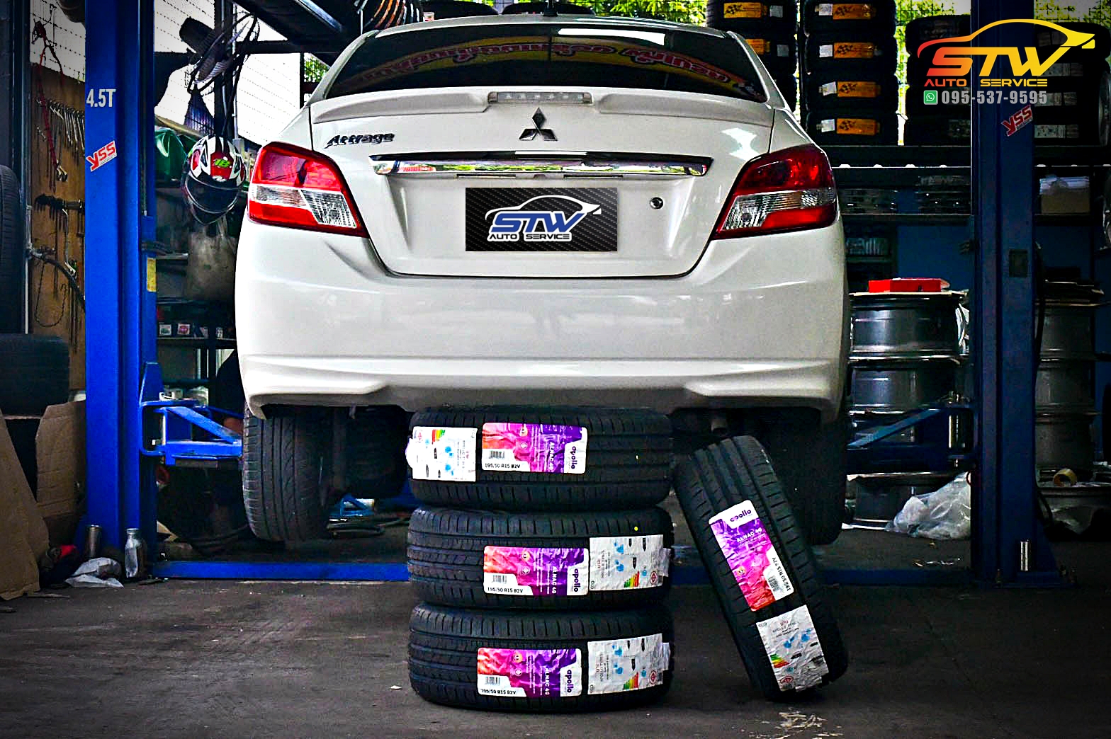 ยาง APOLLO ALNAC 4G 195/50R15 82V