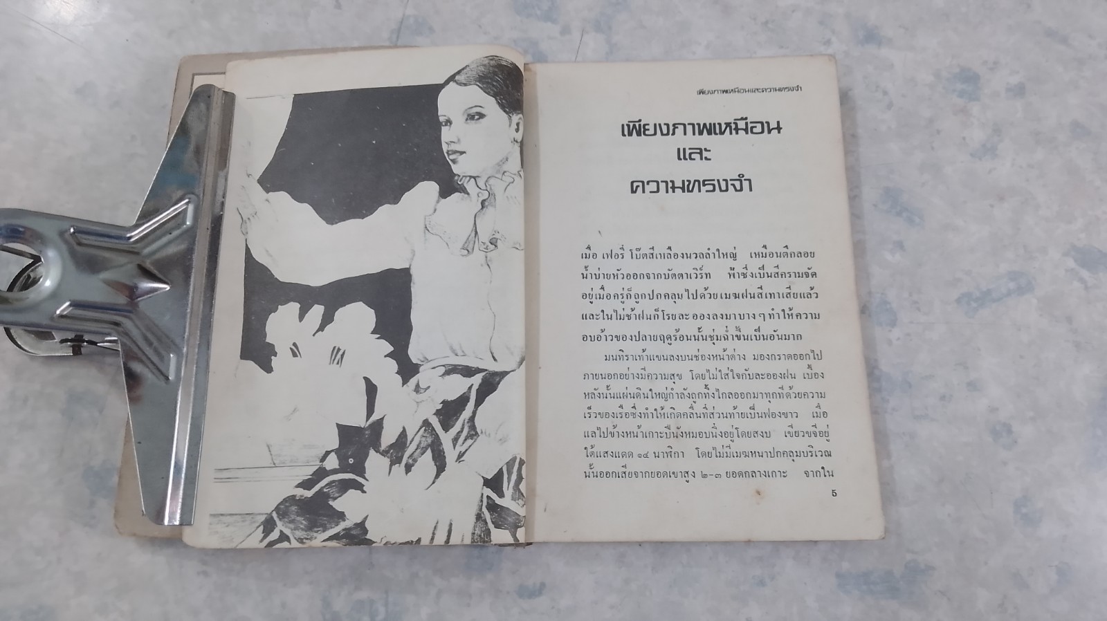 เพียงภาพเหมือน และความทรงจำ / มนันยา (ชำรุดมีซ่อมแซม)