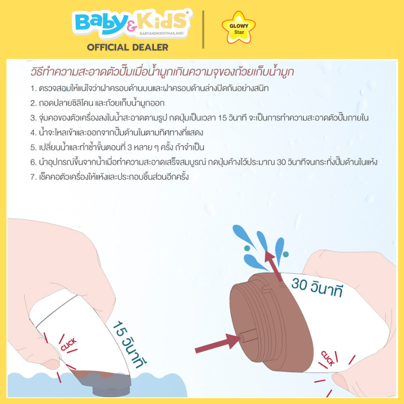 Glowy Star เครื่องดูดน้ำมูกอัตโนมัติ NA-A001