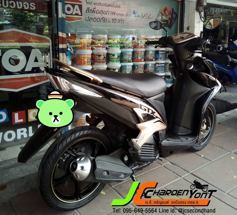 YAMAHA MIO 125I หัวฉีด รุ่น GTX กลางปี 57 โฉมสุดท้ายท้ายสุดเครื่องดีเดิมจัดๆ หัวฉีดประหยัดน้ำมันแน่นอน