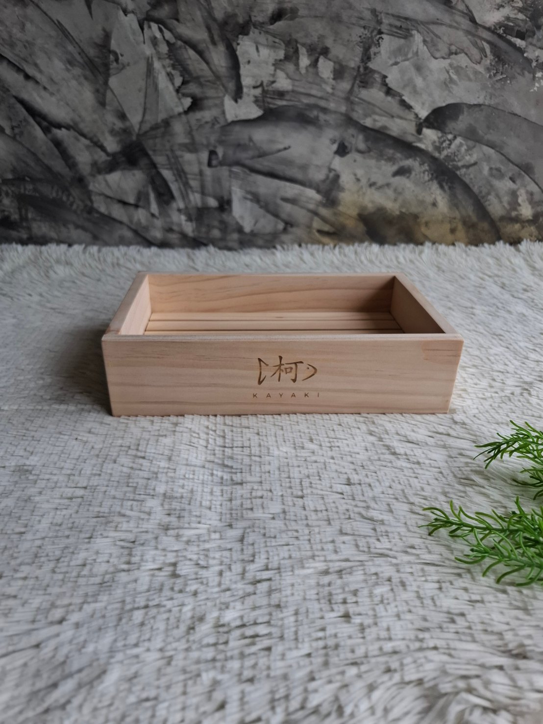 ถาดไม้สนใส่อาหาร