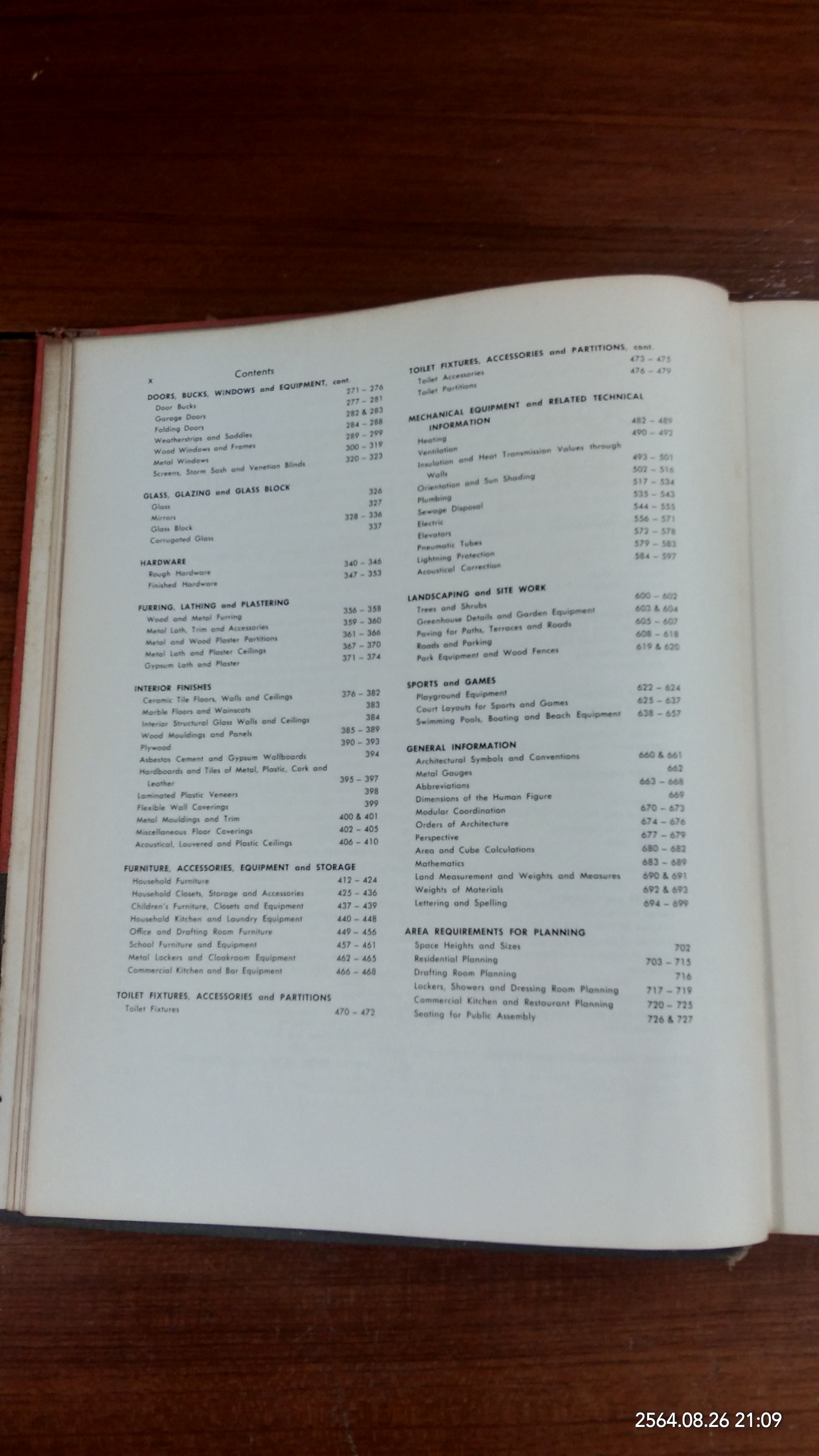 ARCHITECTURAL GRAPHIC STANDARDS (Fifth Edition)