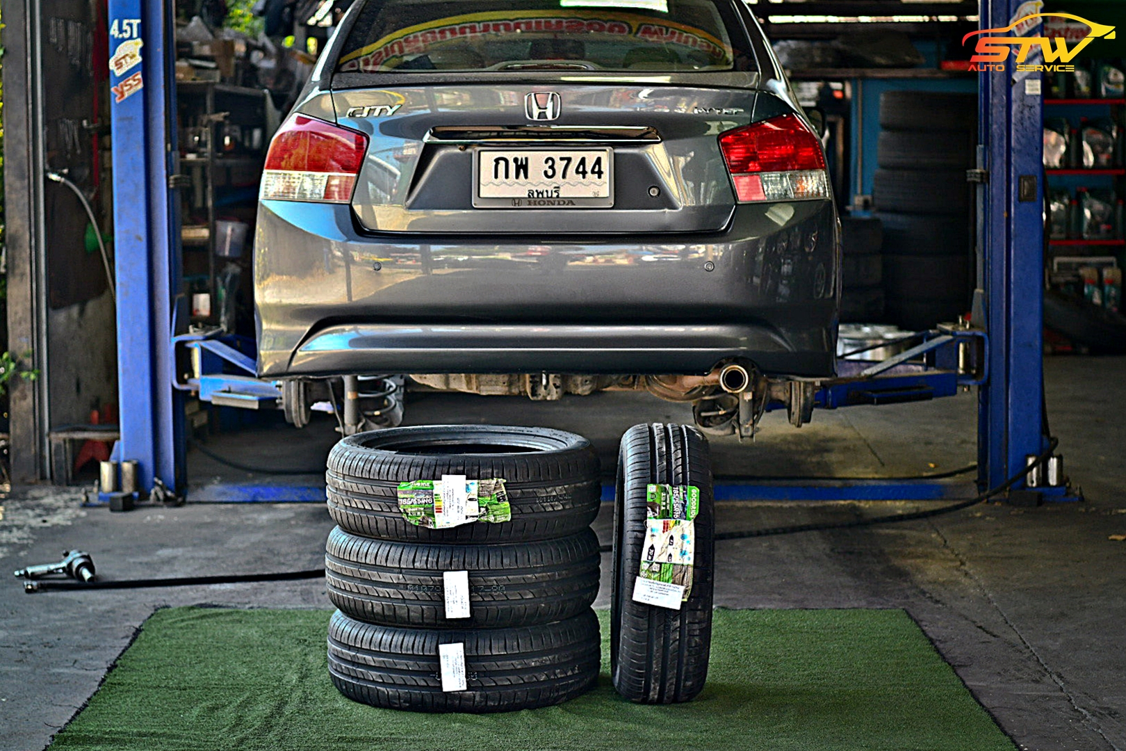ยาง GOODRIDE ZuperEco Z-107 185/55R16 ติดตั้งใส่ HONDA CITY