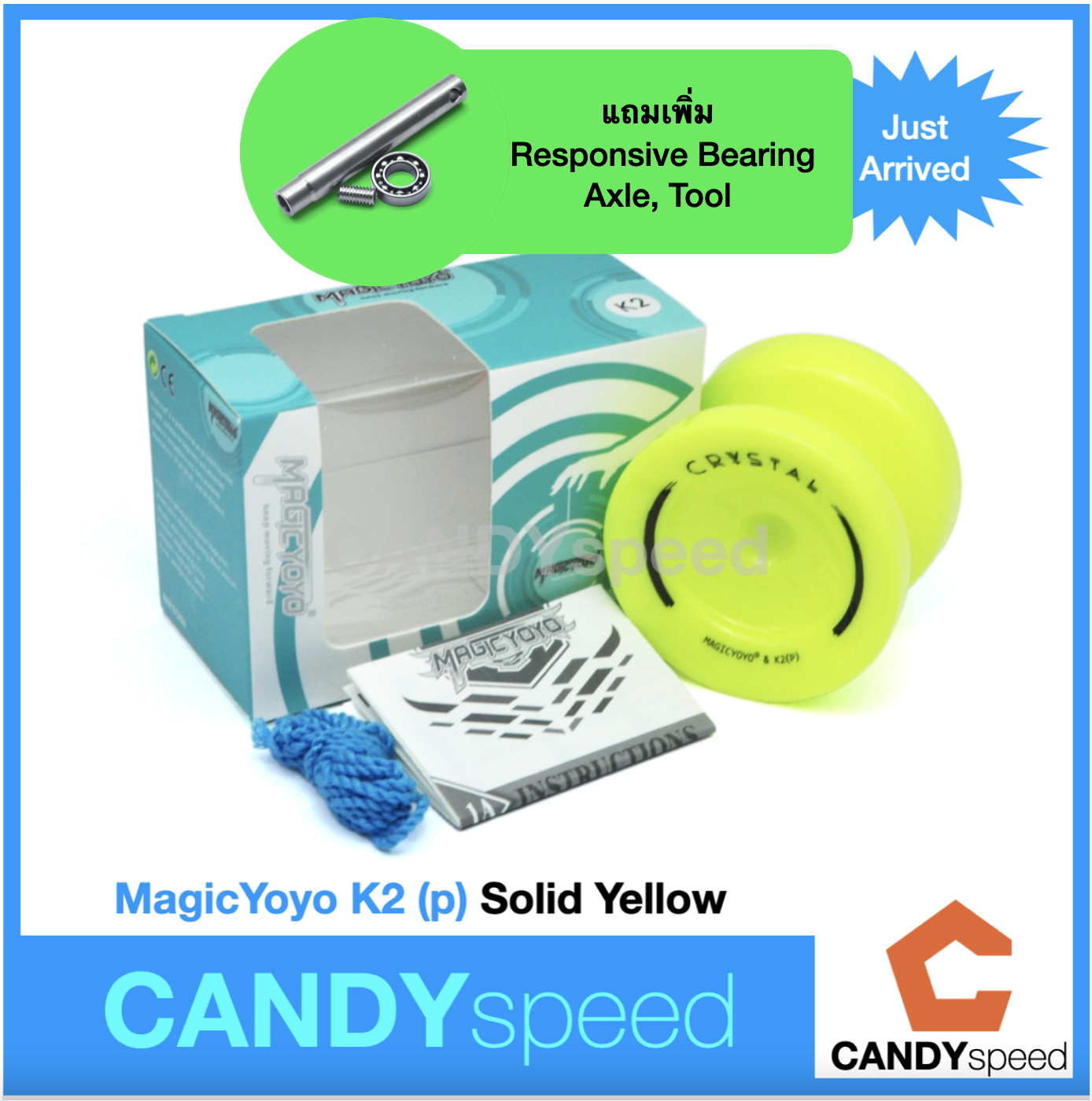 Yoyo โยโย่ MagicYoyo K2 | Magic Yoyo K2(p) CRYSTAL | by CANDYspeed