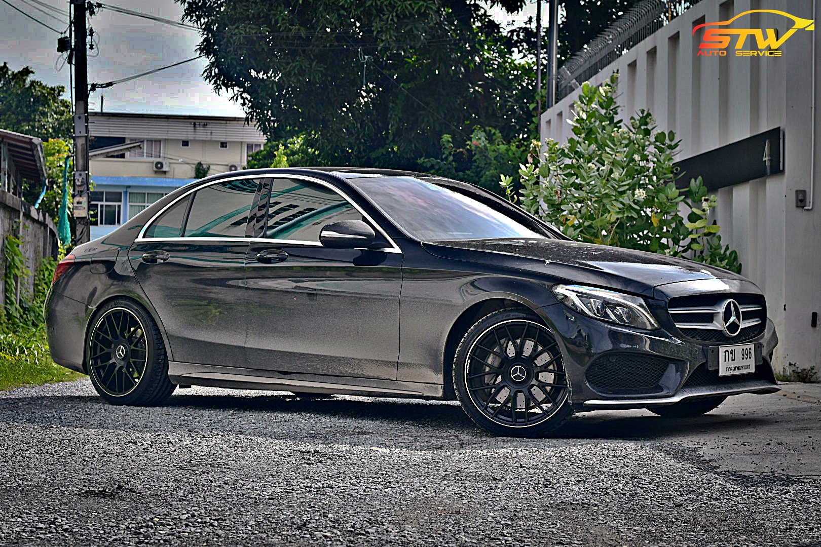 ล้อเบ้นซ์ MGW FF-083 F-R ขอบ19นิ้ว ยาง KUMHO ECSTA PS71 F235/35R19 R255/35R19 ติดตั้งใส่ MERCEDES BENZ C300