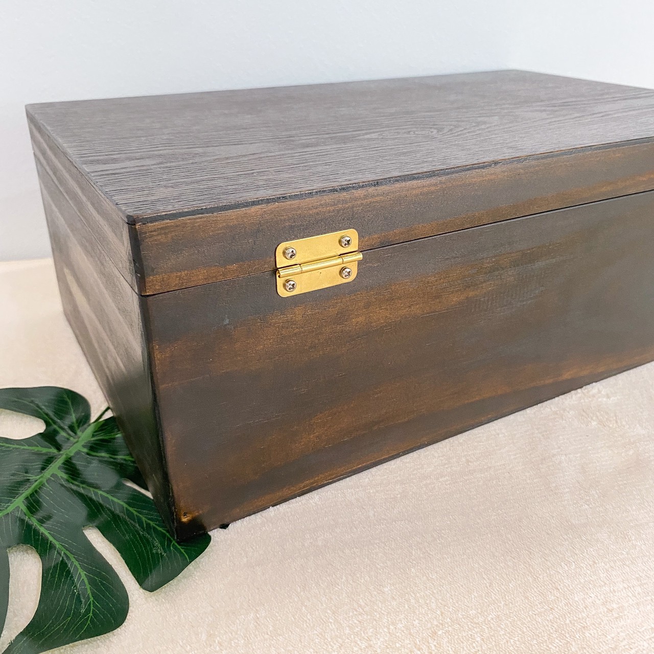 กล่องไม้ฝาล็อค ไซส์ XL (Wooden lock box, XL size)