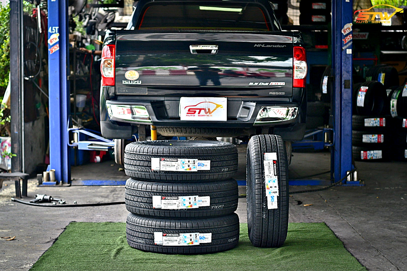 ยาง YOKOHAMA GEOLANDAR HT G056 245/70R16 111H ติดตั้งใส่ ISUZU HI-Lander