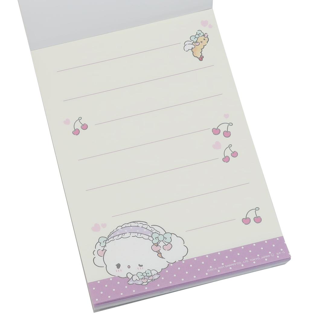 สมุดฉีก A6 แบบ Cogimyun ลาย Cherry สีม่วง ขนาด 10.3 x 14.5 x 1.1 ซม. มี 4 ลาย รวม 100 แผ่น