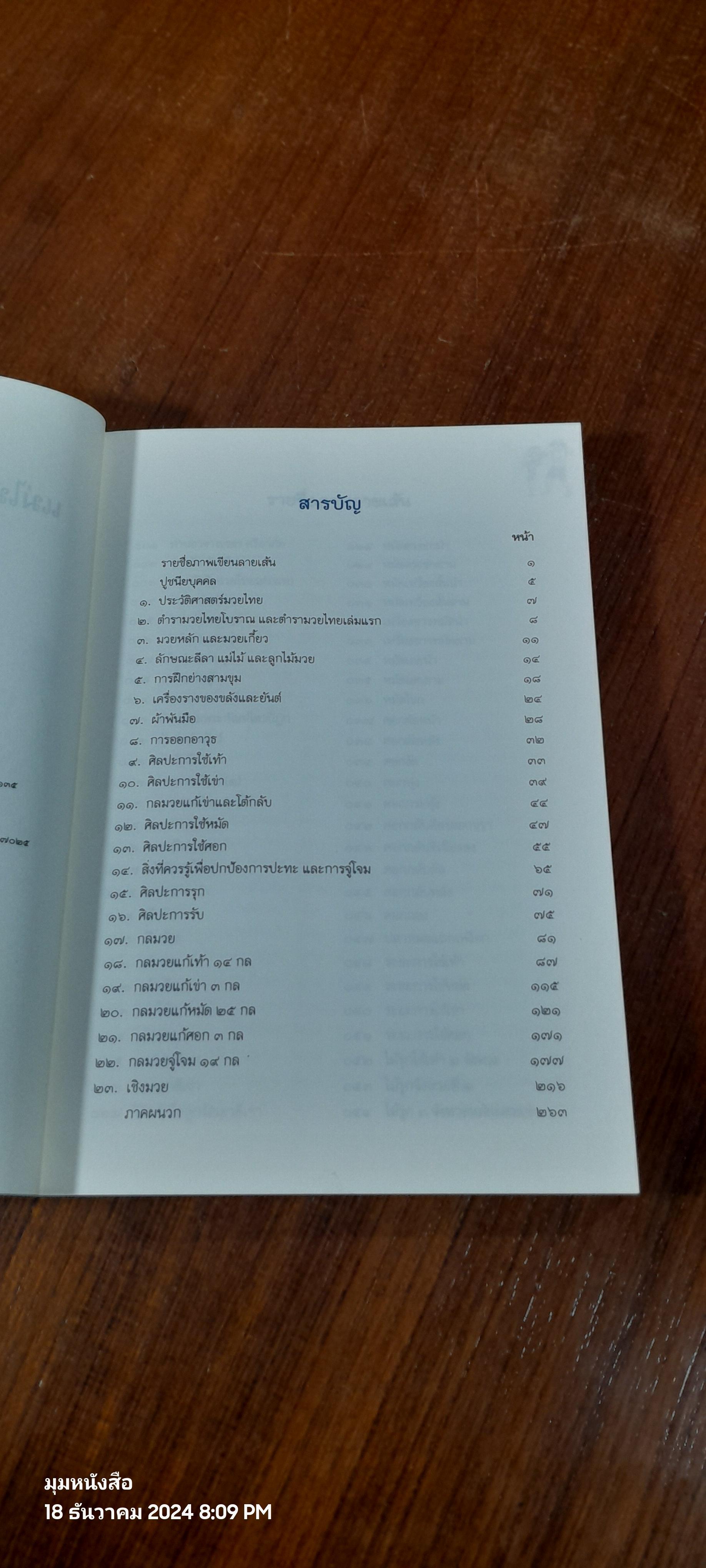 แม่ไม้มวยไทยศิลปะป้องกันตัว / คึกเดช กันตามระ