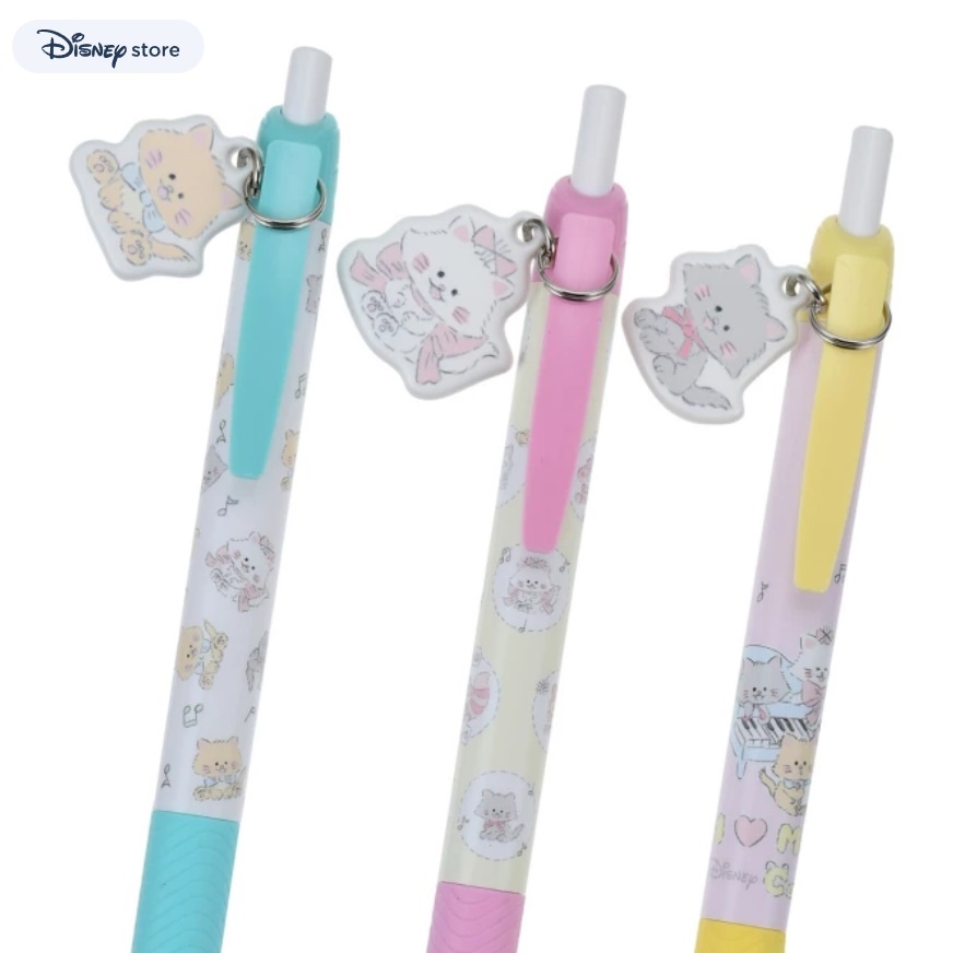 เซ็ตปากกา Energel ลาย Disney Cats by NORIYUKI ECHIGAWA 3 แท่ง หัว 0.5 หมึกดำ มีขายเฉพาะที่ Disney Store Japan เท่านั้น