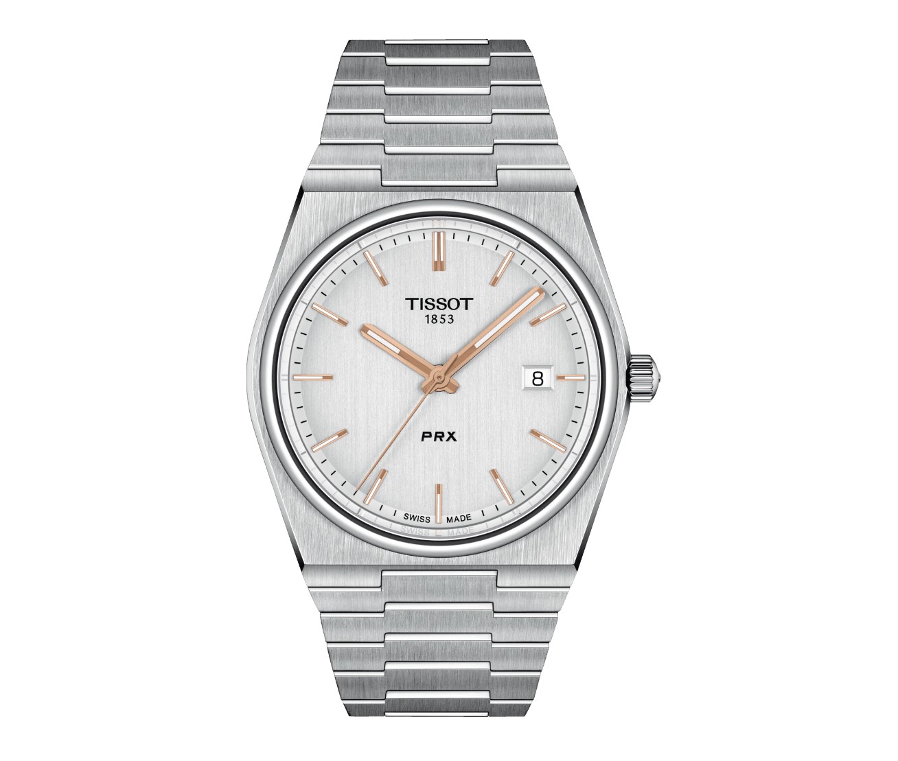 (ประกันศูนย์ไทย 2 ปี) TISSOT PRX QUARTZ 35mm (ใช้ถ่าน) รุ่น T137.210.11.031.00 (สีเงิน)