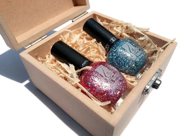 กล่องใส่ของ ไม้mdf สี่เหลี่ยมจัตุรัส ขนาด 10x10x6 cm