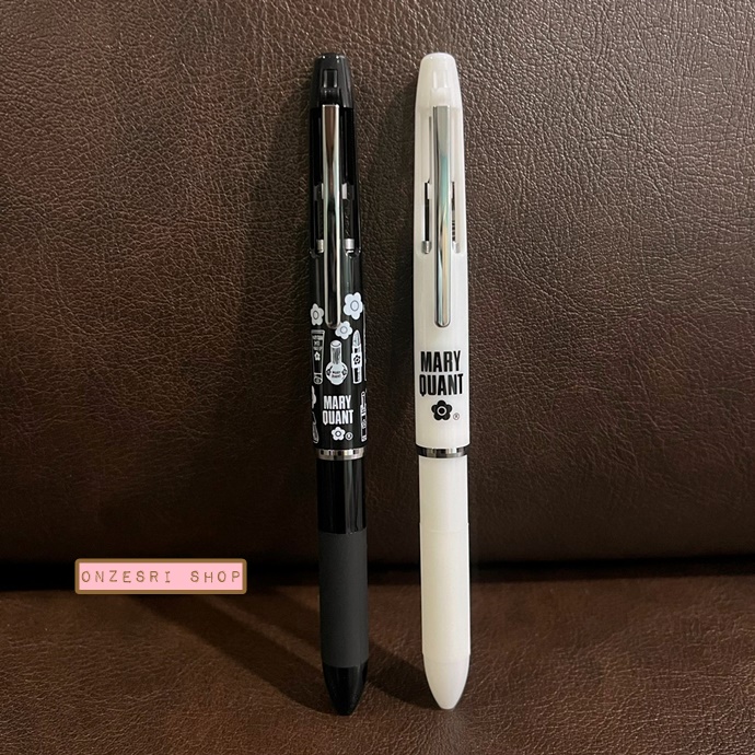 ปลอกปากกา Pilot Hi-Tec-C Coleto เป็นปลอกแบบโลหะ ใส่หมึกได้ 4 ไส้ แบบ Mary Quant (Japan Limited 2019) มี 2 สีให้เลือก