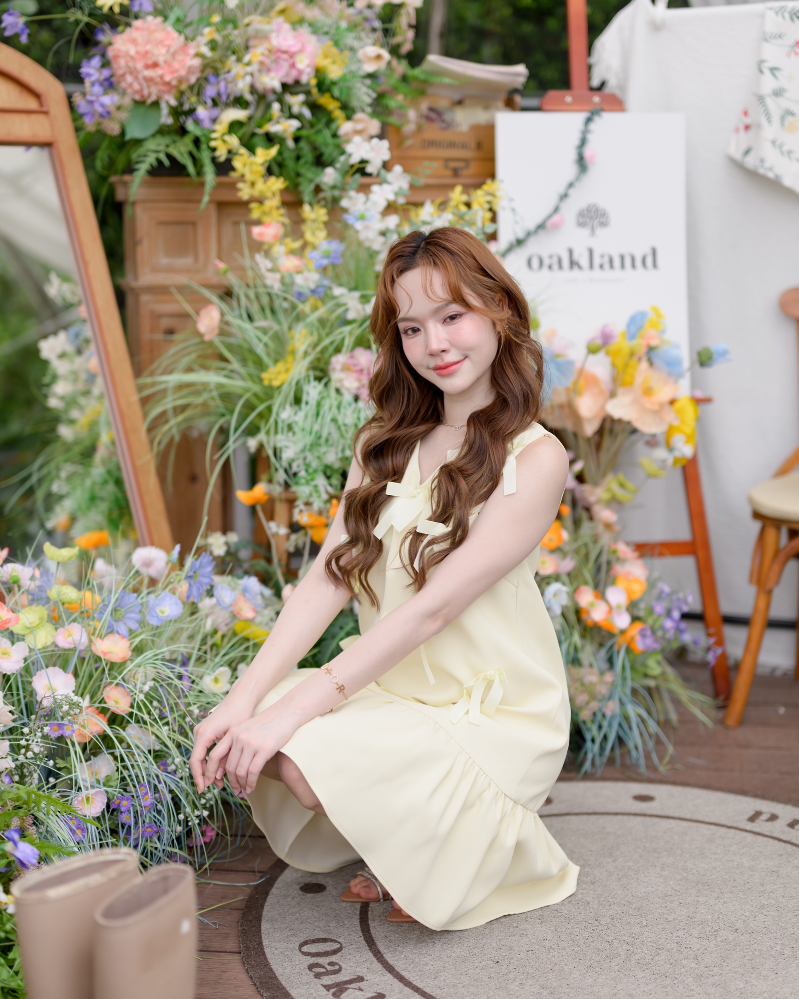 Bow me softly dress : สีเหลืองอ่อน