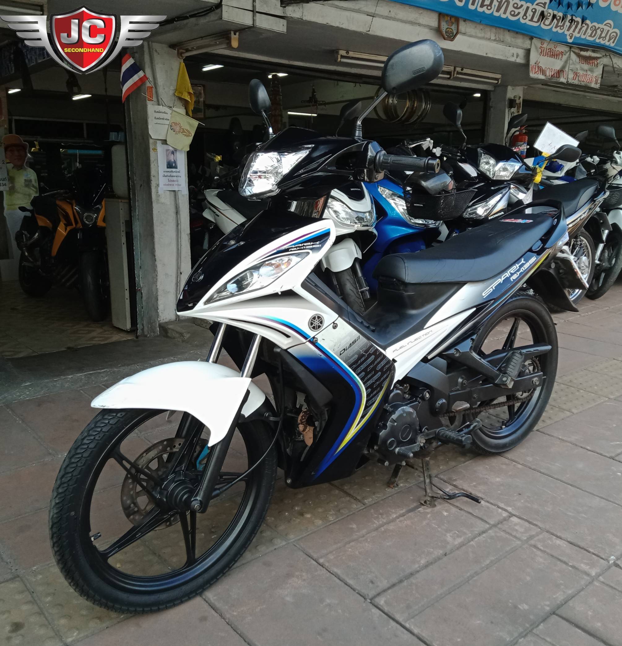 "รถบ้านมือเดียวสายใต้ช๊อบชอบ" YAMAHA SPARK135i ~ตัวสุดท้าย~ จดทะเบียนปลายปี54 ล้อแม็ค+สตาร์ทมือ สภาพเดิมทั้งคัน