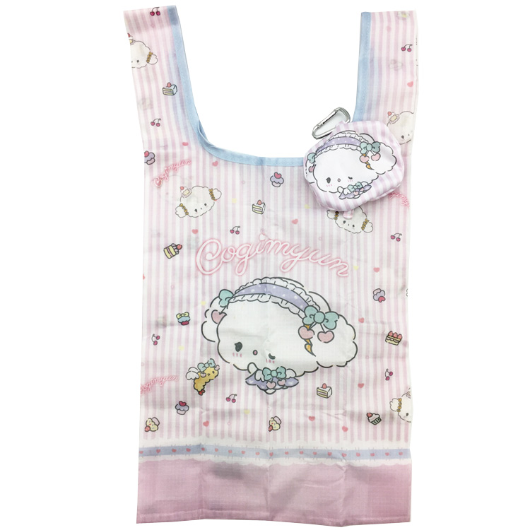 กระเป๋า Eco Bag แบบ Cogimyun พับได้ พกพาสะดวก ขนาด 25 x 23 x 18 ซม. / ตอนพับ 8 x 8 x 3 ซม.