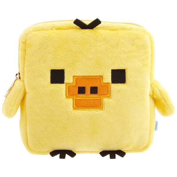 กระเป๋า Rilakkuma Gaming Collection Kakukaku Pouch แบบ Kiiroitori ขนาด 13 x 18 x 5 ซม.