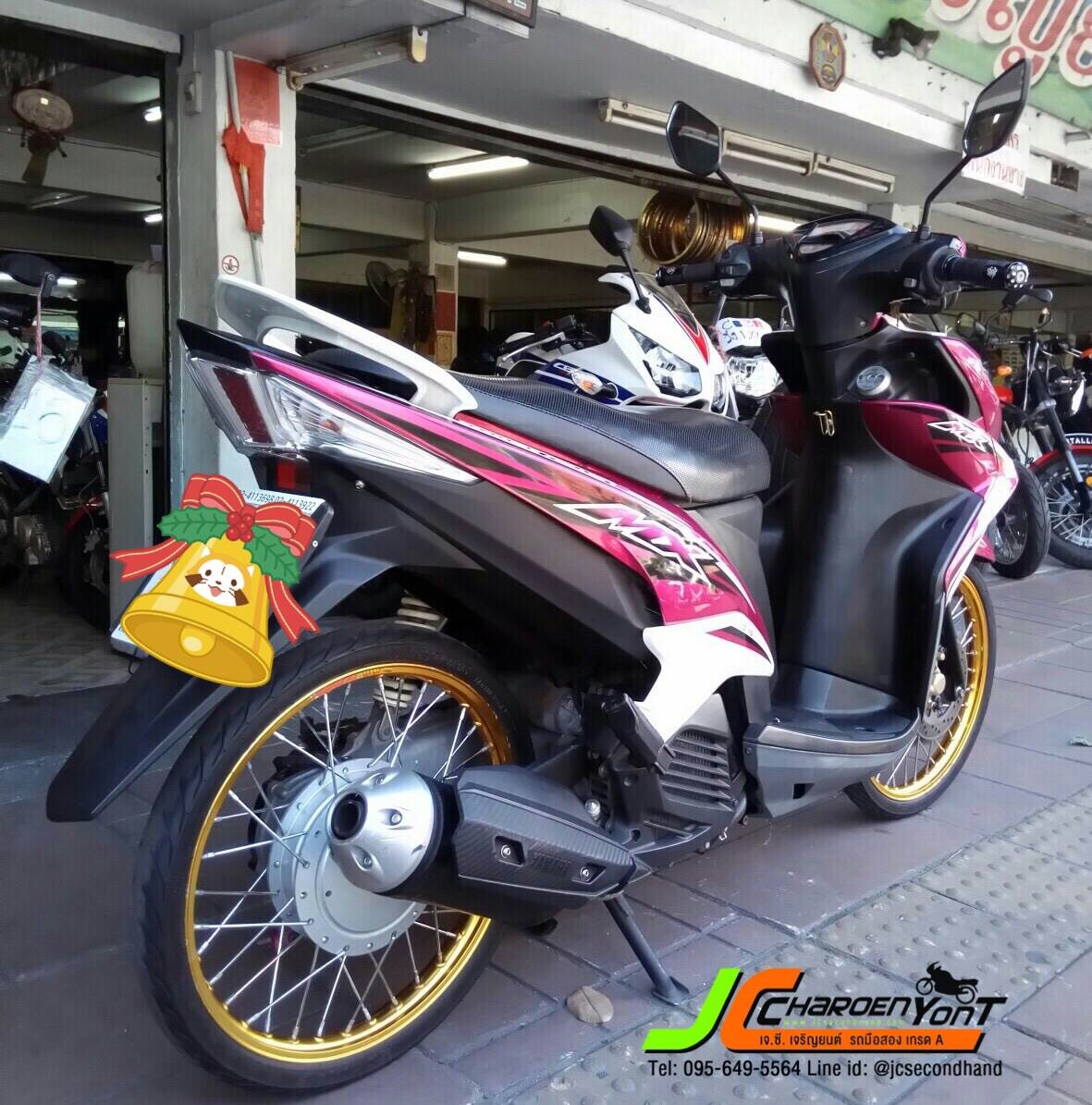 "เครื่องเดิมดีแต่งสวยภายนอก" YAMAHA MIO 125i จดทะเบียนปลายปี 55 ตัวรถสวย สีสันสดใส เครื่องดี เงียบ แน่น ไม่แกะ ขี่ดีนิ่มเลยศูนย์ไม่เสีย ชุดสีสดแท้โรงงานทั้งคัน