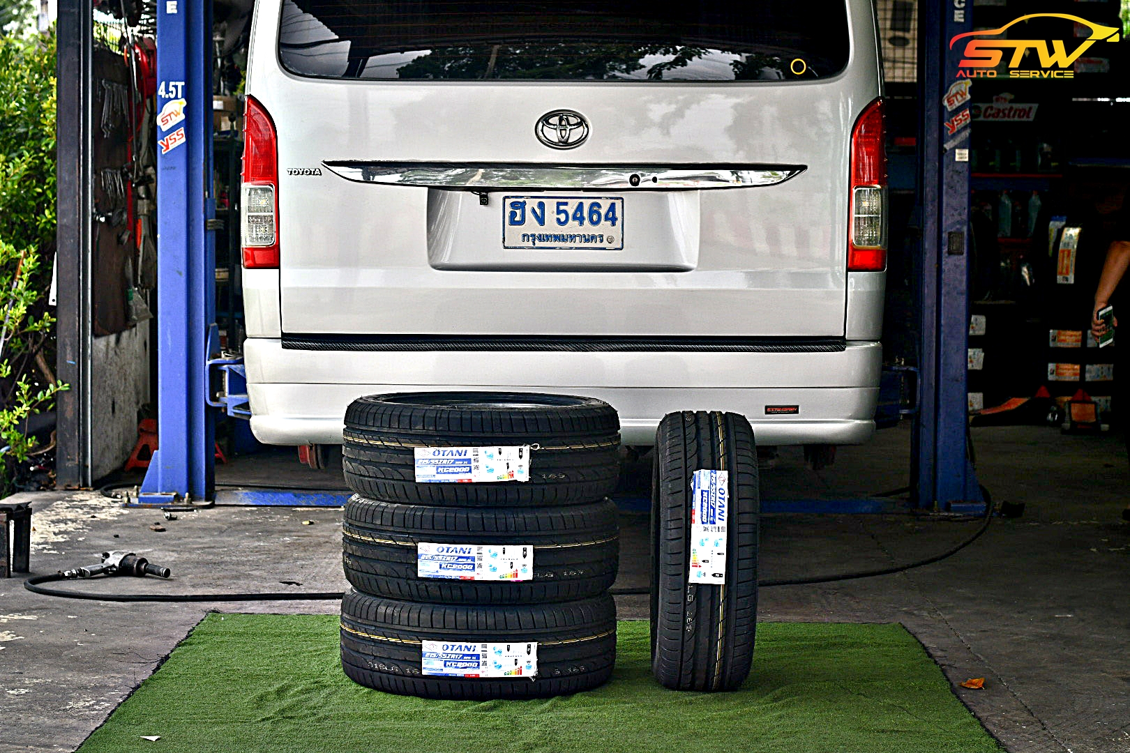 ยาง OTANI KC2000 215/55R17 98W ติดตั้งใส่ TOYOTA COMMUTER