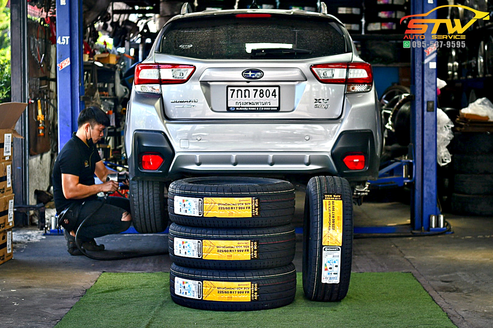 เปลี่ยนยาง SUBARU XV CONTINENTAL UltraContact UC6 SUV 225/60R17 99V