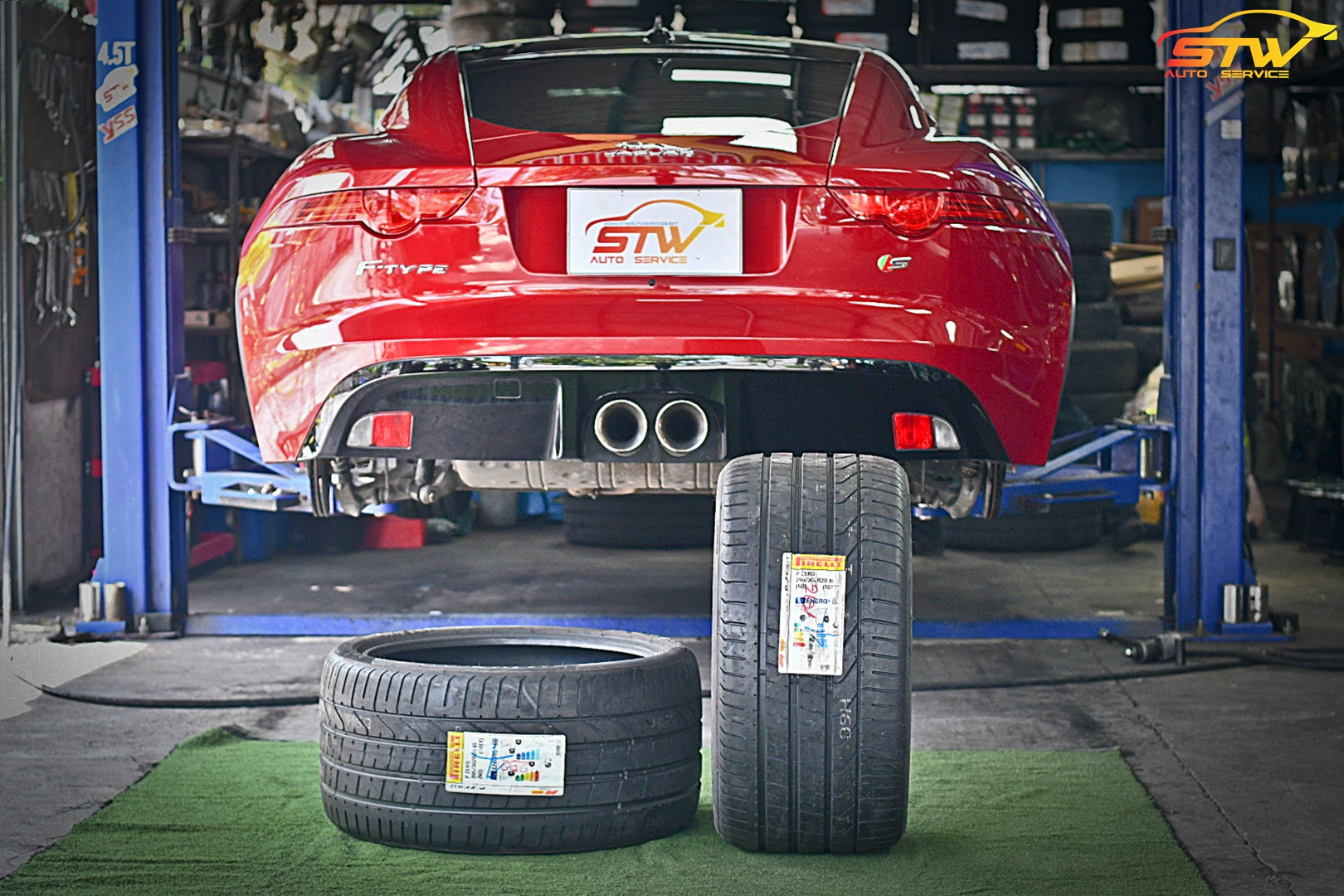เปลี่ยนยาง JAGUAR F-Type PIRELLI P ZERO 265/30R20 101Y