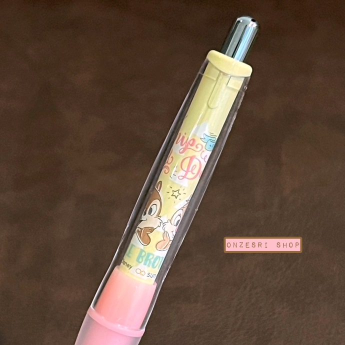 ดินสอกดเขย่าไส้ Dr.Grip ลาย Chip and Dale Little Brothers สีเหลืองส้ม หัว 0.5