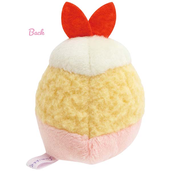 ตุ๊กตา Sumikko Gurashi Minna de Kotorikko ไซส์ SS แบบหางกุ้งเทมปุระ ใส่ชุดนกชมพู ขนาด 6 x 5 x 4 ซม.