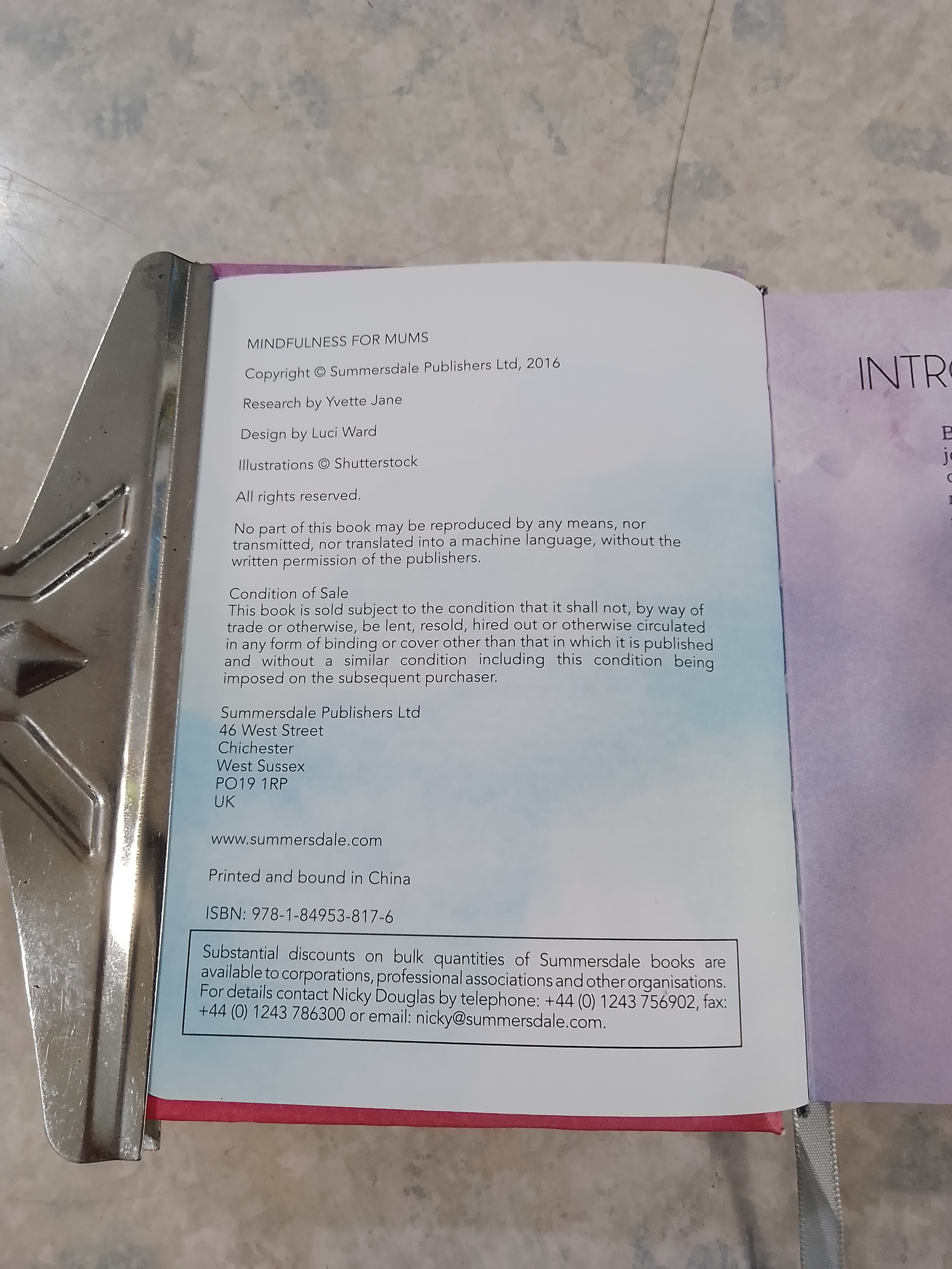 MINDFULNESS FOR MUMS / YVETTE JANE