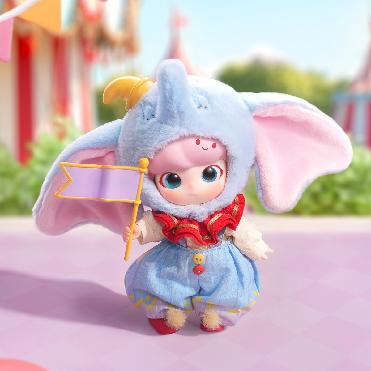 DIMOO × Dumbo Action Figure ความสูง 14 ซม. ของแท้จากช็อป POP MART Shanghai