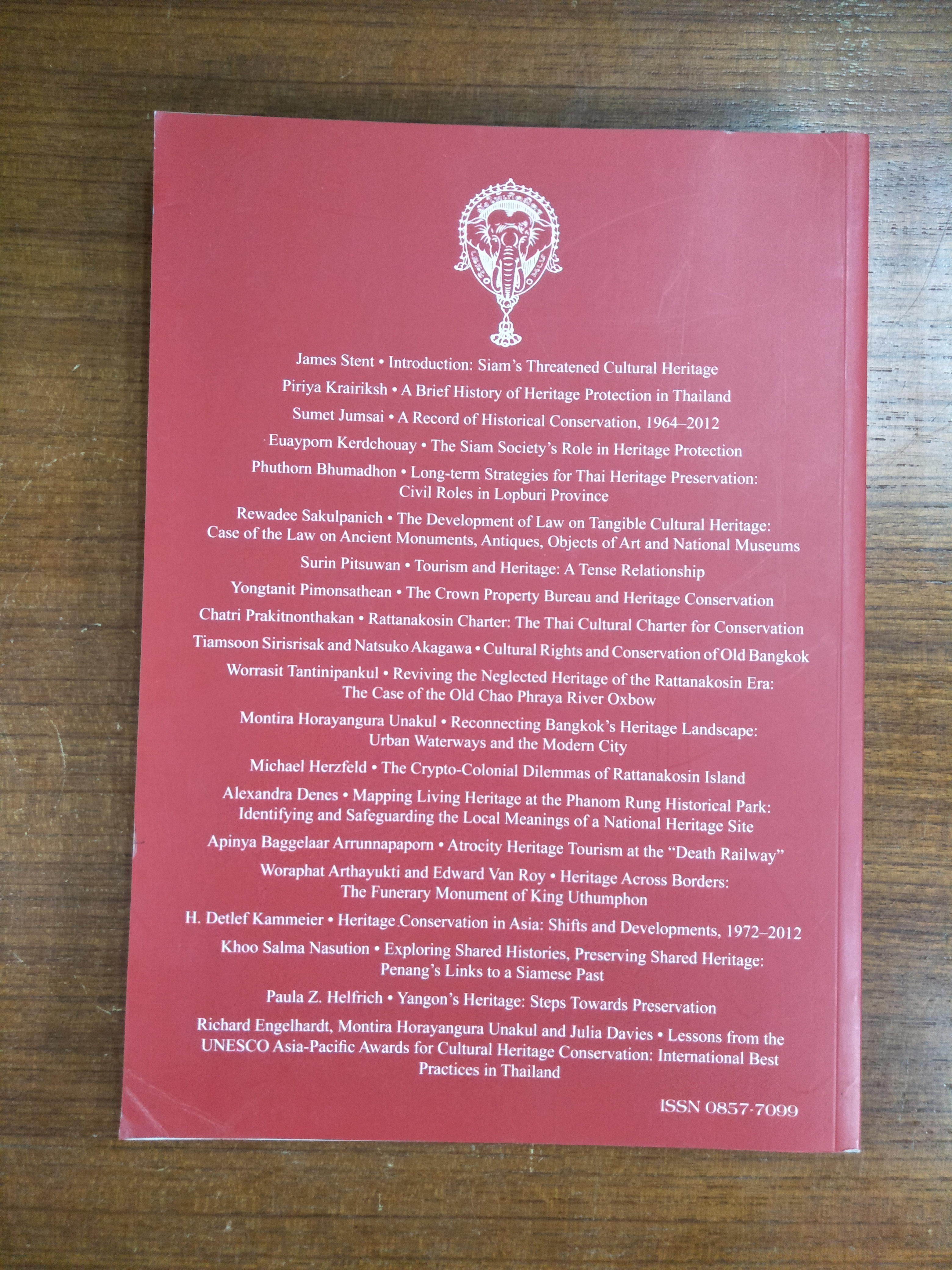 Journal of the Siam Society : Volume 100 / 2012