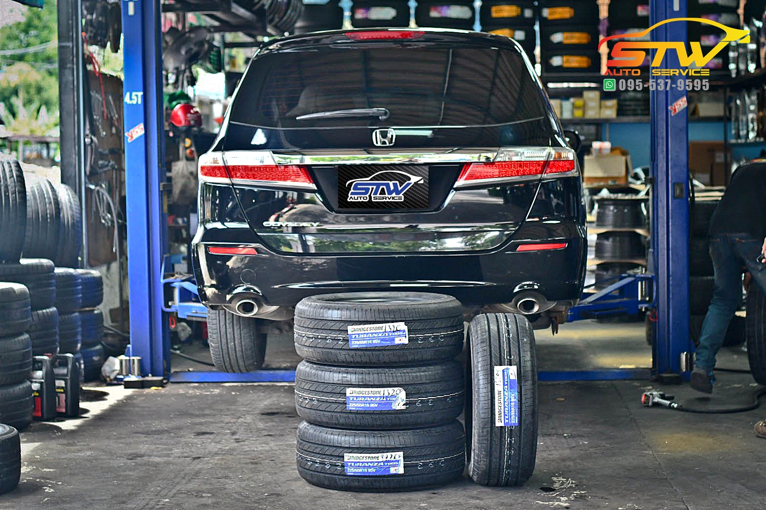 ยางใหม่ BRIDGESTONE TURANZA T005A 225/55R16 85V