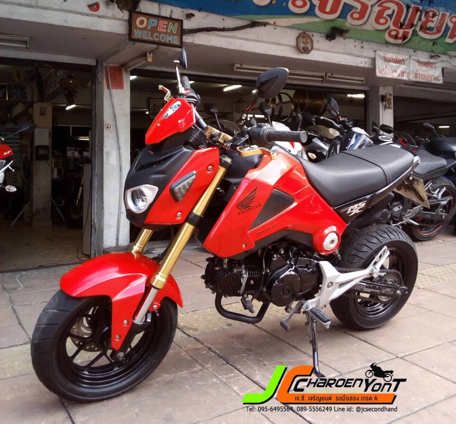 "แต่งนิดหน่อยโดนใจวัยรุ่น" HONDA MSX125 จดทะเบียนปี 56 แต่งสวยภายนอกเครื่องเดิม ขี่สนุก ชุดสีสวยแท้ทั้งคัน