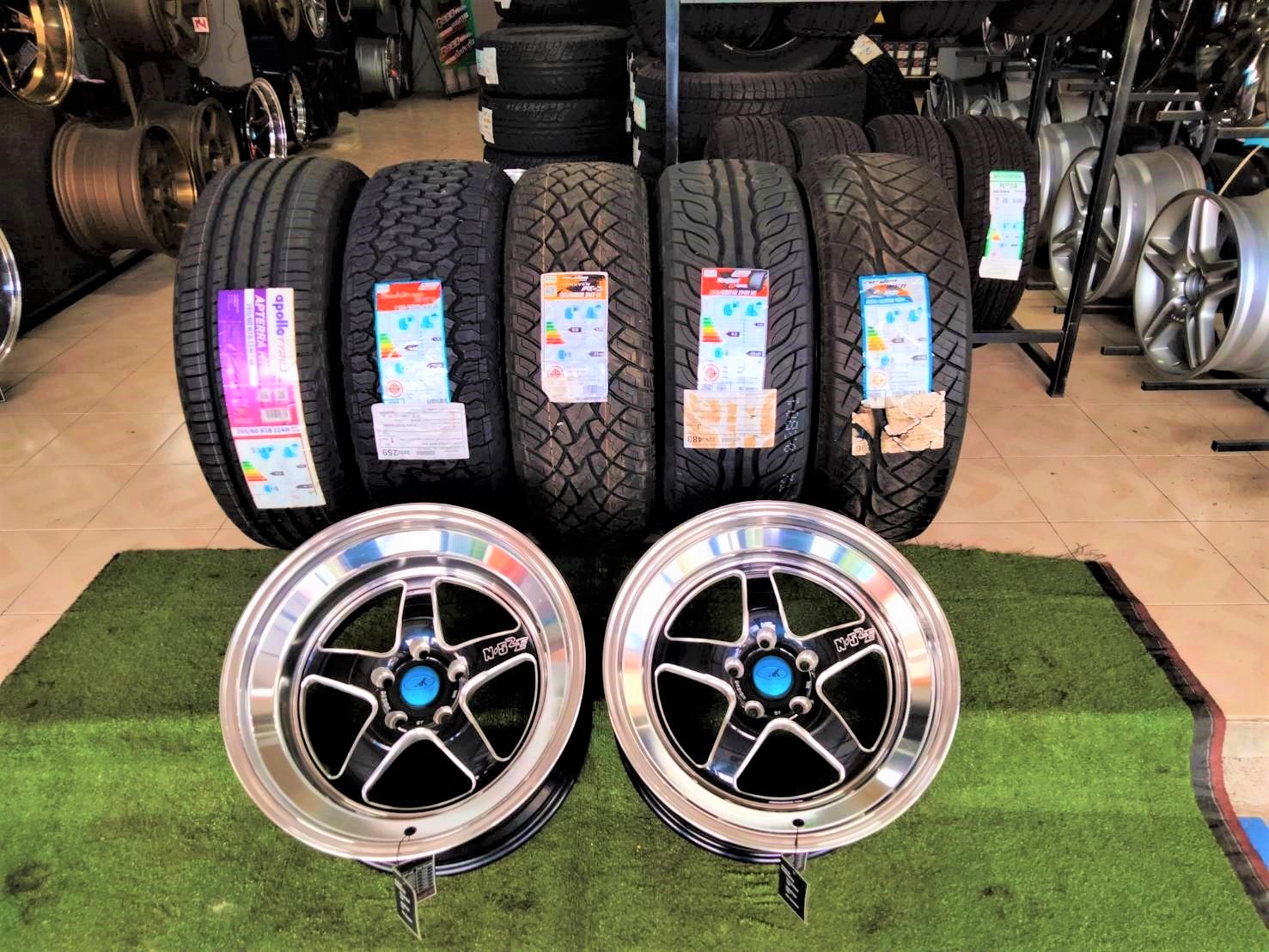 จัดโปรล้อแม็ก N-5ZE คู่ยาง255/50R18 " 265/60R18 ราคาพิเศษ