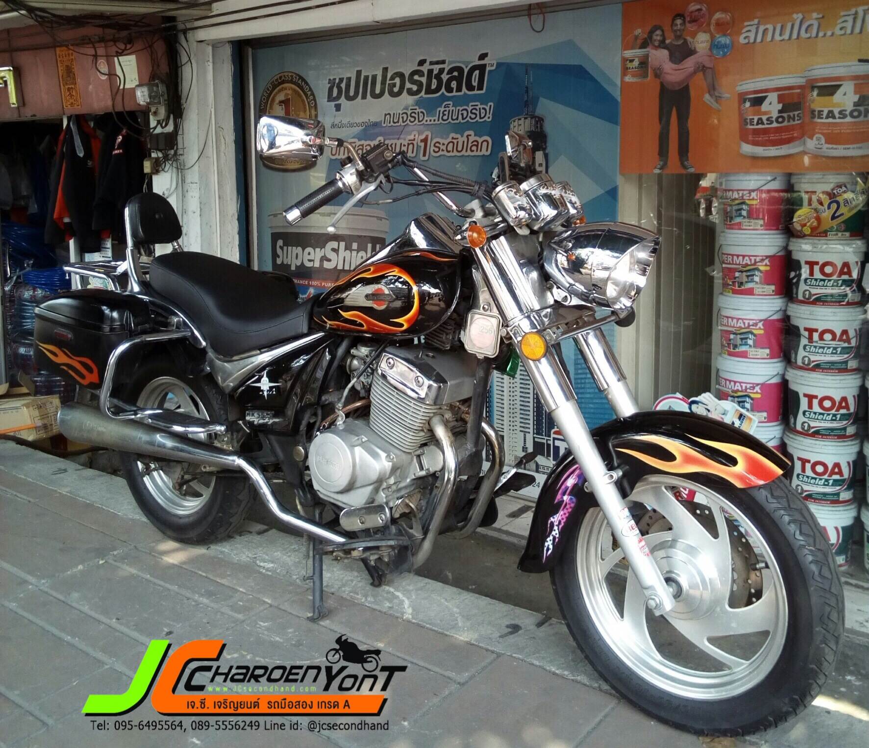 คุ้มโคตร!! CHOPPER 2 สูบ 250cc. กับ PLATINUM MONACO-250 จดทะเบียนกลางปี 54 สภาพสวยพร้อมชุดแต่ง ตัวรถสมบูรณ์มาก เครื่อง2สูบแน่นๆ สตารทมือระบบคาร์บูเรตอร์เสียงเร้าใจ