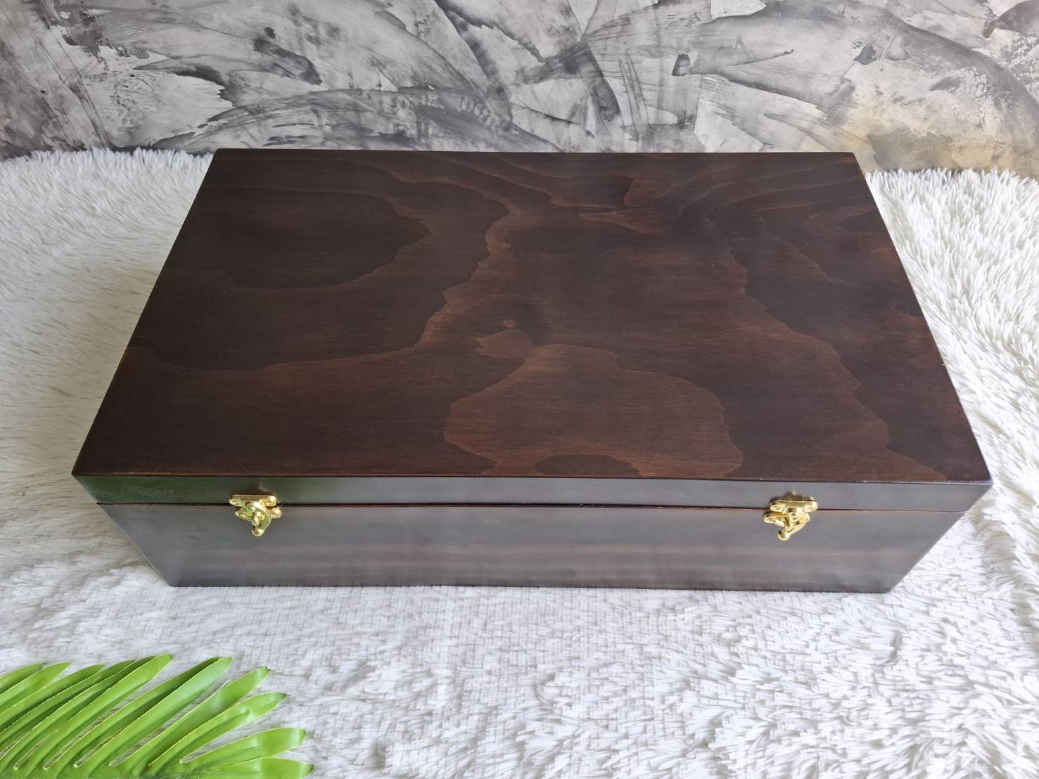 กล่องไม้แบ่งช่อง 10 ช่อง