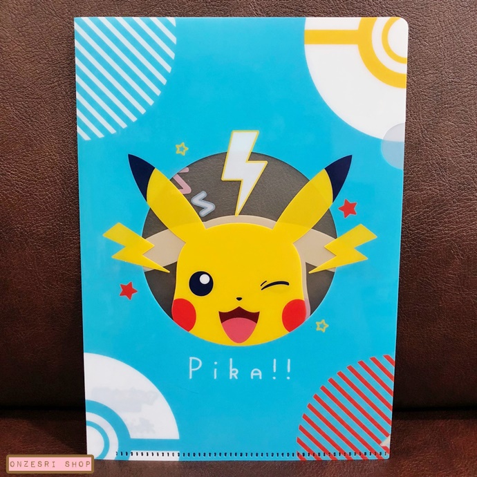 แฟ้มเล็กครึ่ง A4 ขนาด 14.5 x 20.5 ซม. Pocket Monster Mini Clear File ลายสีฟ้า มาพร้อมซองกระดาษใส่ลายเฉพาะ ไม่มีวางจำหน่ายทั่วไปนะคะ ต้องกดตู้ที่ญี่ปุ่นมาค่ะ