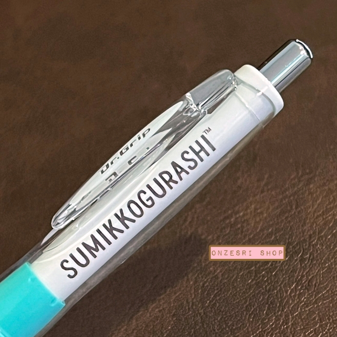 ดินสอกดเขย่าไส้ Dr.Grip ลาย Sumikko Gurashi & Pink Pencil สีเขียว หัว 0.5 ตรงที่จับเป็นลายน่ารัก