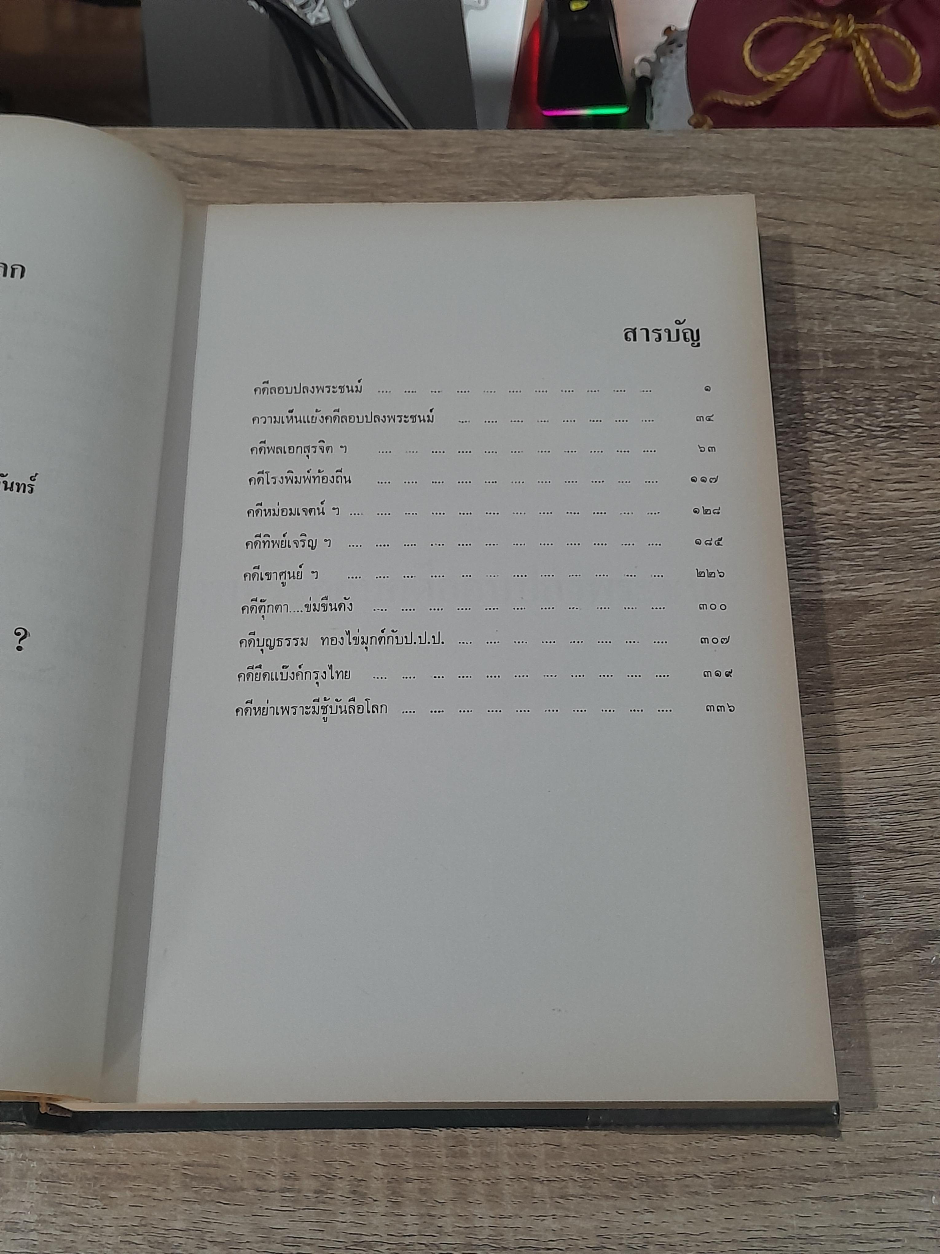 รวมคำพิพากษาฎีกาคดีดัง / บุญร่วม เทียมจันทร์