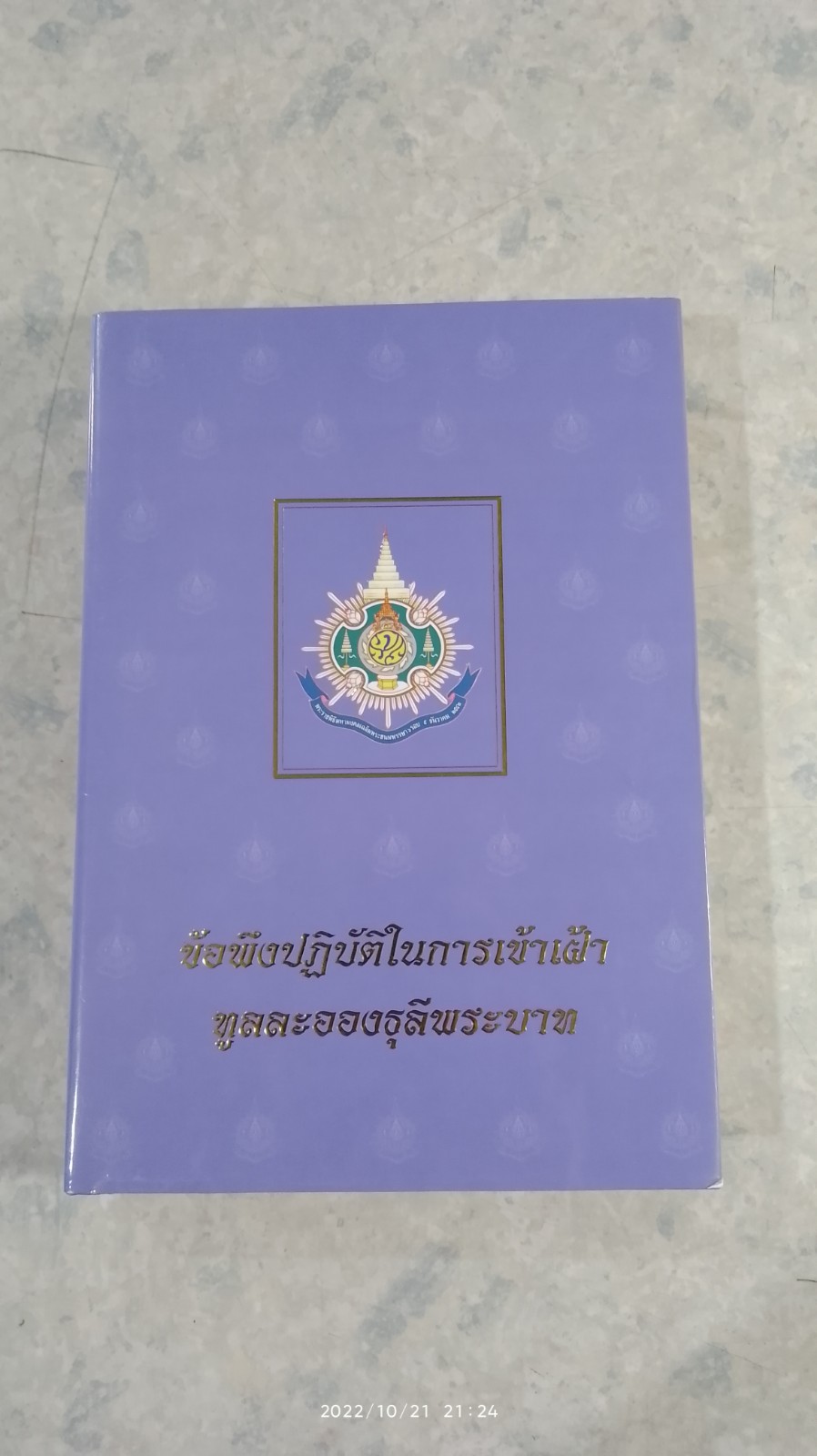 ข้อพึงปฏิบัติในการเข้าเฝ้าทูลละอองธุลีพระบาท