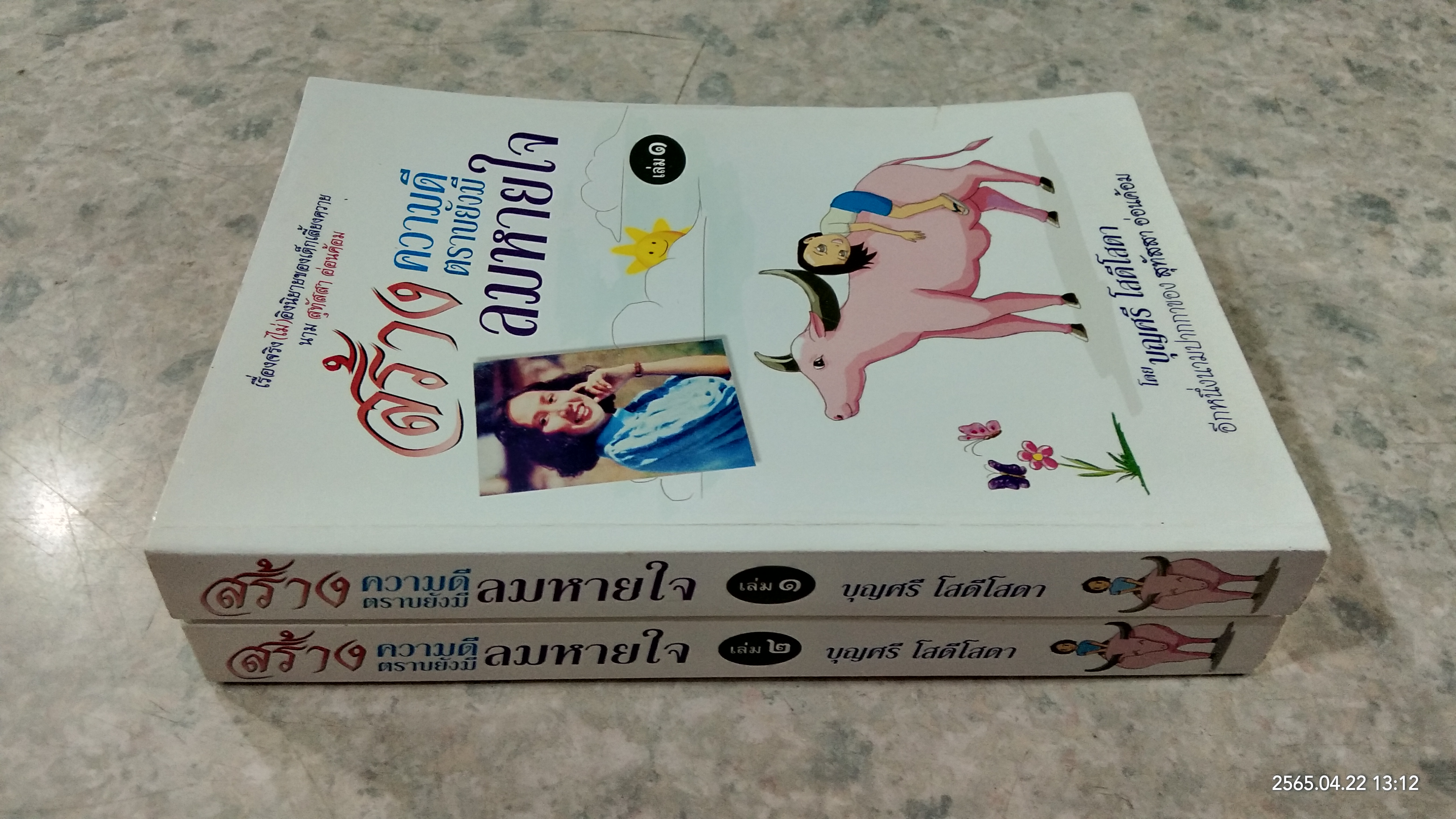 สร้างความดีตราบยังมีลมหายใจ เล่ม 1-2 / บุญศรี โสดีโสดา