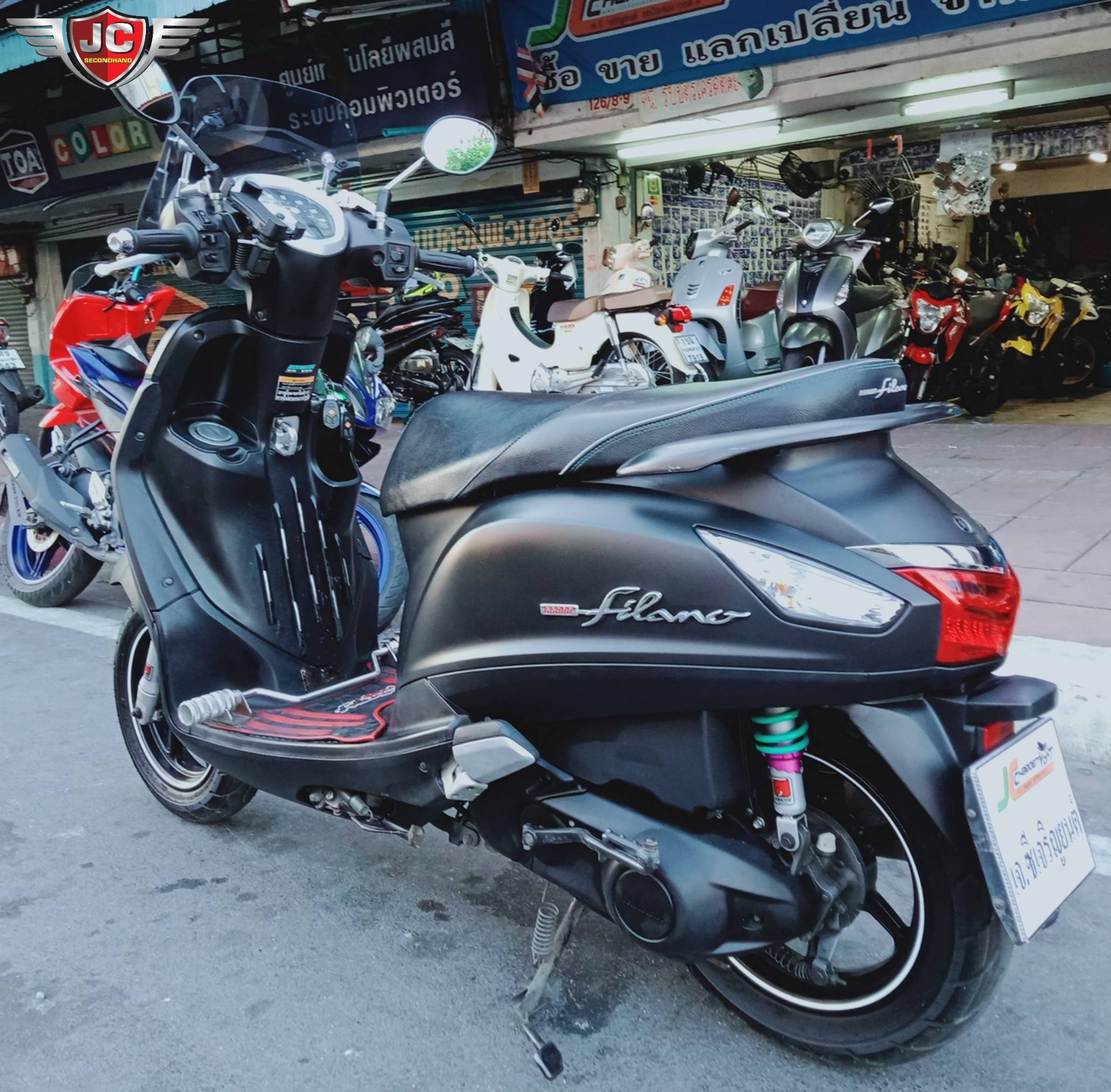 งานนี้งบน้อยมีเฮ !!GRAND FILANO จดทะเบียนปี60 รถบ้านแท้มือเดียวพร้อมของแต่ง เครื่องเดิมไม่เคยล้ม