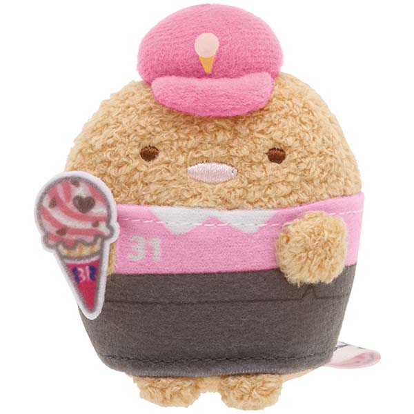 ตุ๊กตา Sumikko Gurashi 31 Ice Cream Series ไซส์ SS ตัวเล็ก แบบพนักงานร้านไอศกรีม ขนาด 7 x 5 x 4.5 ซม.มี 5 แบบให้เลือก