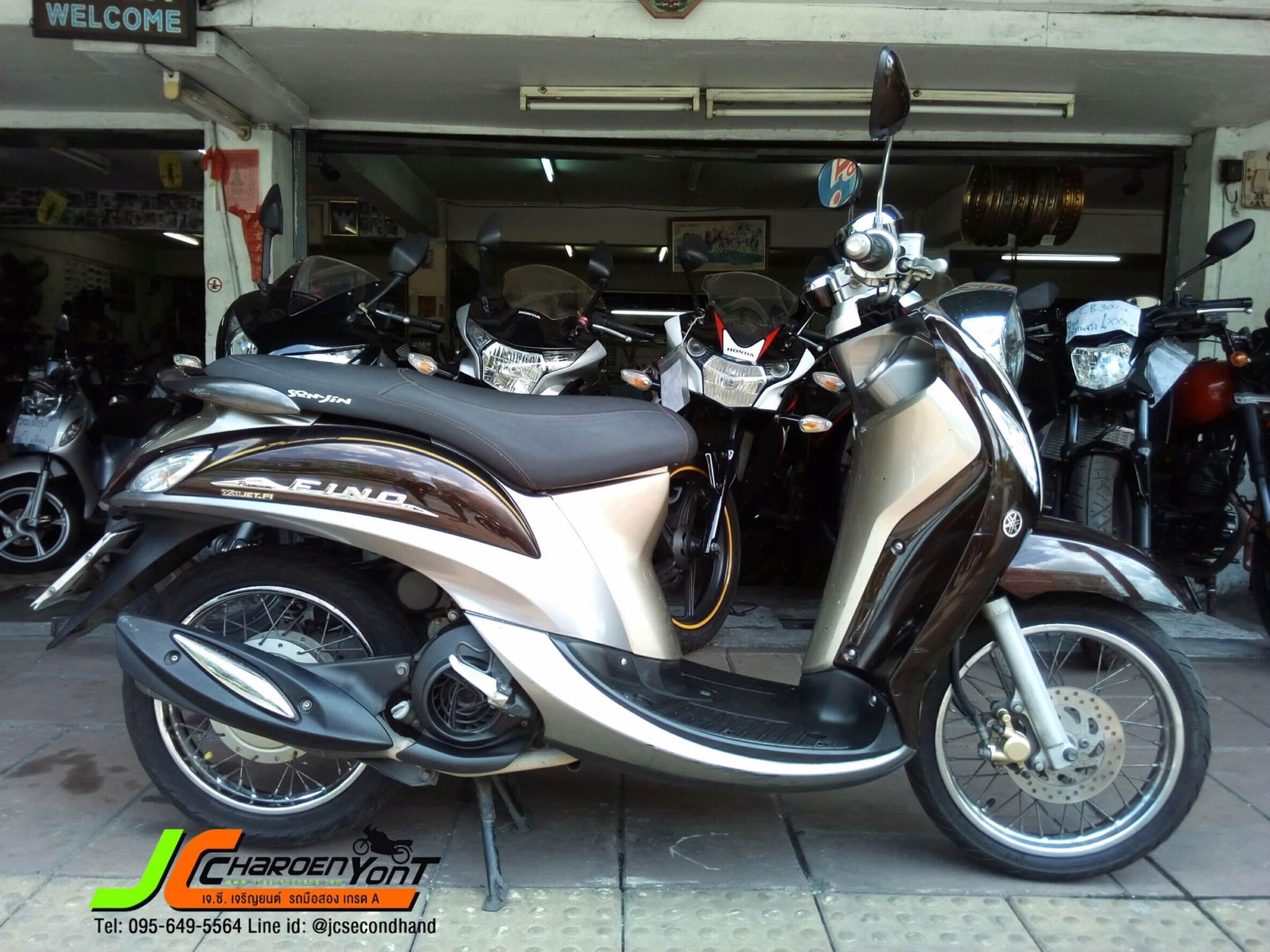 โปรใหม่ได้ทั่วกรุงเทพและปริมณฑล ดาวน์เริ่มต้นเพียง 4,900 เท่านั้น สำหรับคันนี้ Yamaha Fino Premium หัวฉีด YM-jet จดทะเบียนปี 58 เป็นรถมือเดียวสภาพเดิมไม่มีแต่ง เครื่องดีเดิมมากๆ ไม่เคยแกะ