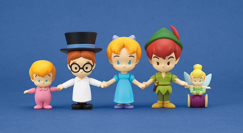 เซ็ตโมเดล Peter Pan Let's Join Hands Figure Set ครบเซ็ต สูงตัวละประมาณ 4-5 ซม. ยกแขนได้