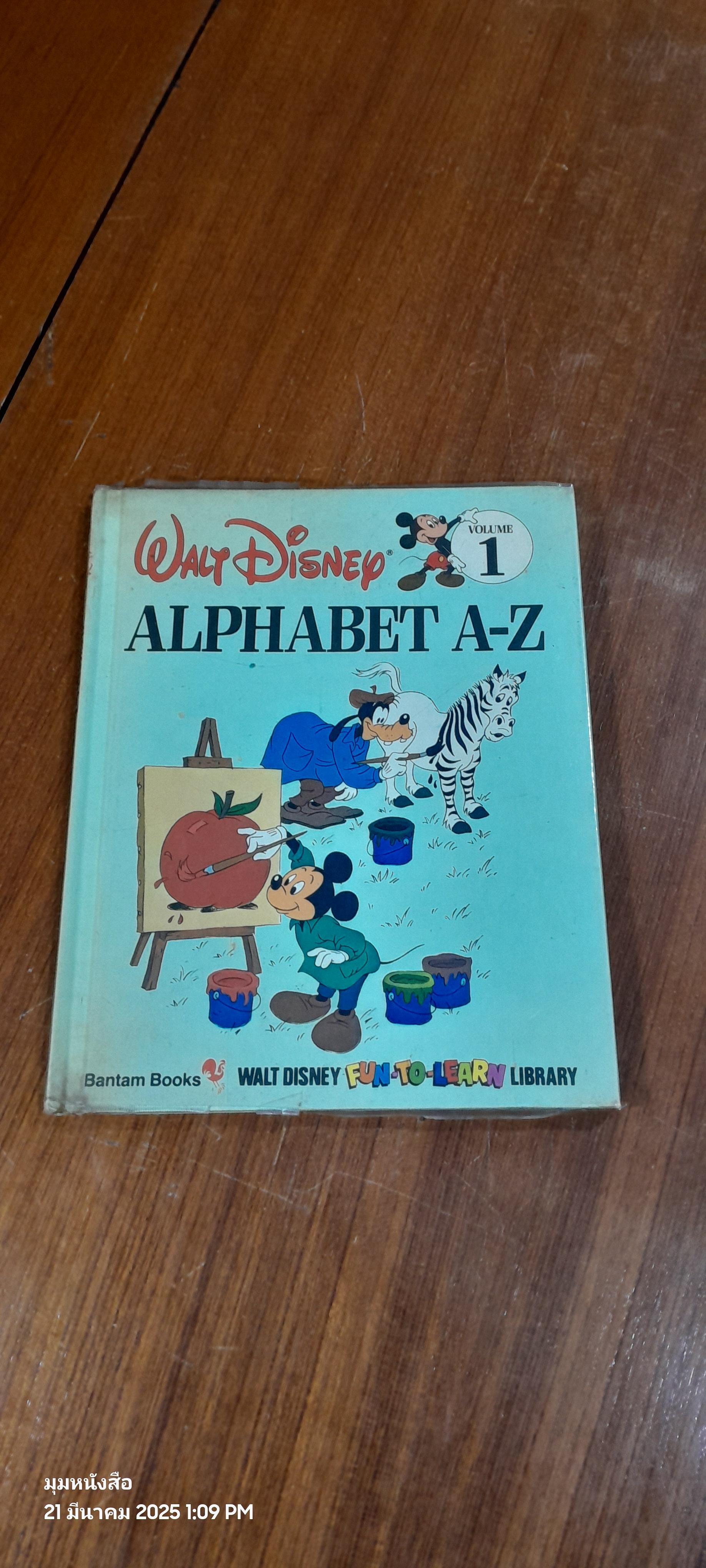 WALT DISNEY FUN-TO-LEARN LIBRARY Vol.1 ALPHABET A-Z