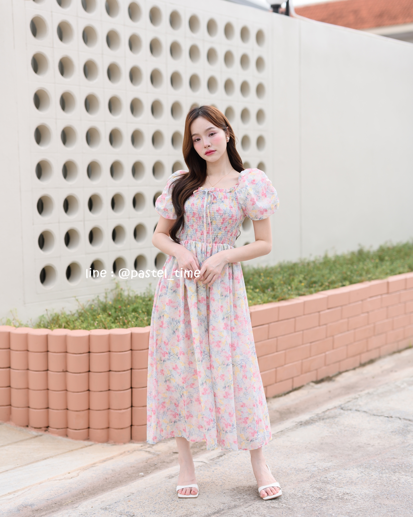 Fiore Smock Midi Dress