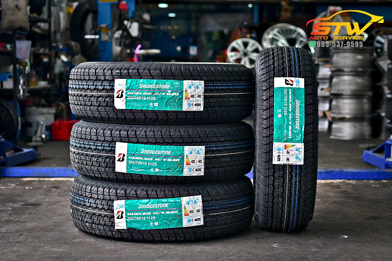 ยางใหม่ BRIDGESTONE DUELER HT 840 265/70R16 112S