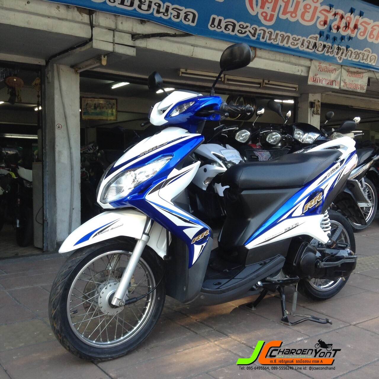 "รถบ้านมือเดียวแท้" Yamaha Mio125RR จดทะเบียนปลายปี54 สภาพอย่างแจ่ม สวนเดิมเครื่องดีไม่แกะ ชุดสี​สวยแท้ติดรถทั้งคันไม่เคยล้ม