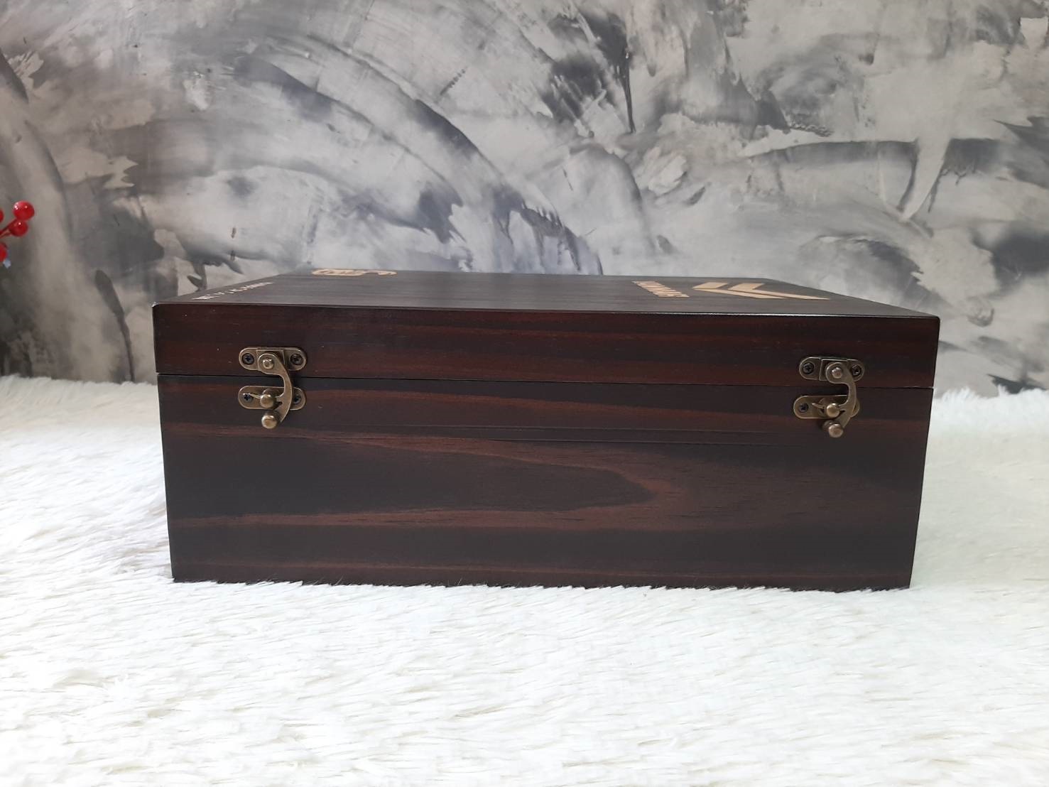 กล่องใส่เหล้าพร้อมแก้ว