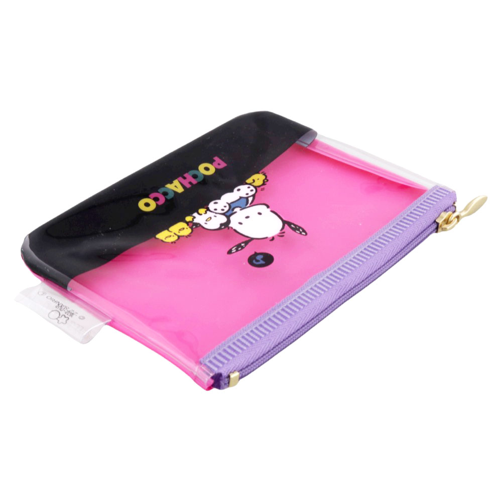 กระเป๋า Sanrio Characters Retro Collection Flat Pouch แบบ Pochacco ทำจาก PVC ขนาด 9 x 12.5 x 0.5 ซม.